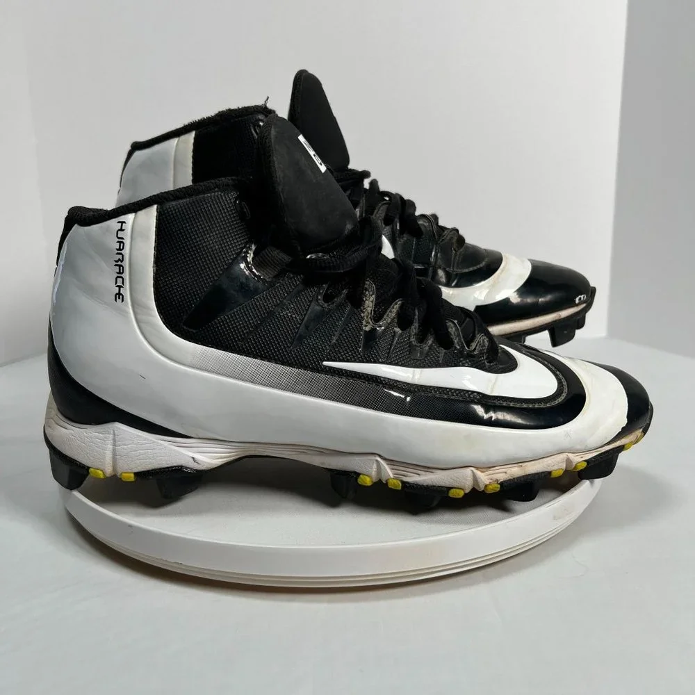 Nike Huarache 2KFilth Keystone Mid 807141-017 mens size 6.5 black cleats